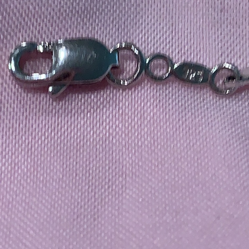 STERLING & GEM STYLE NEW ACCENT BRACELET TW=4.6g - Picture 5 of 7